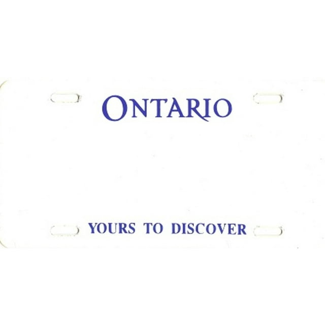 Design it Yourself Ontario Bicycle Plate. Free Personalization on Plate