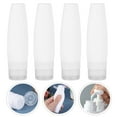 thumbnail image 6 of WRISTBIQUE Portable Cosmetics Bottle 4Pcs Round Mouth Travel Size Empty Bottles for Women Men Daily Use 90ml, 6 of 8