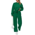 thumbnail image 1 of Conjunto de Chándal PRETTYGARDEN de 2 Piezas con Pantalón Palazzo Verde XL, 1 of 8