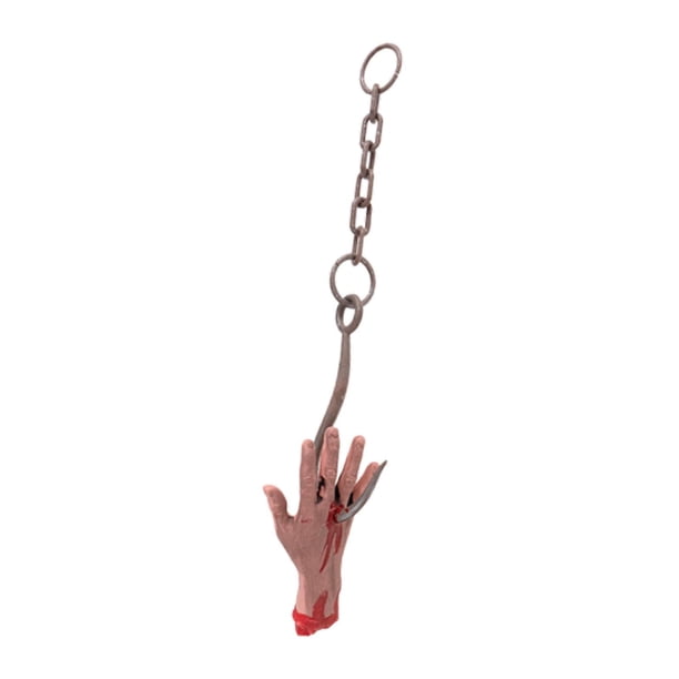 Accesorios de Halloween colgantes y cortados que dan miedo. Decoración de Halloween. Partes del cuerpo rotas para... Estilo B
