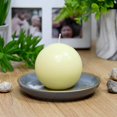 thumbnail image 3 of Zest Candle 6-Piece Ball Candles, 3-Inch, Ivory, 3 of 8