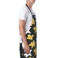 thumbnail image 3 of Lsque Lilies Flowers Waterproof Apron Chef Aprons for Men Heavy Duty Chemical Work Apron Extra Long Grilling Aprons with Adjustable Bib Apron, 3 of 9