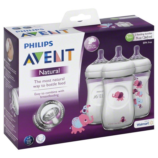 Philips Avent Deco Girl Safari Nat 9oz B