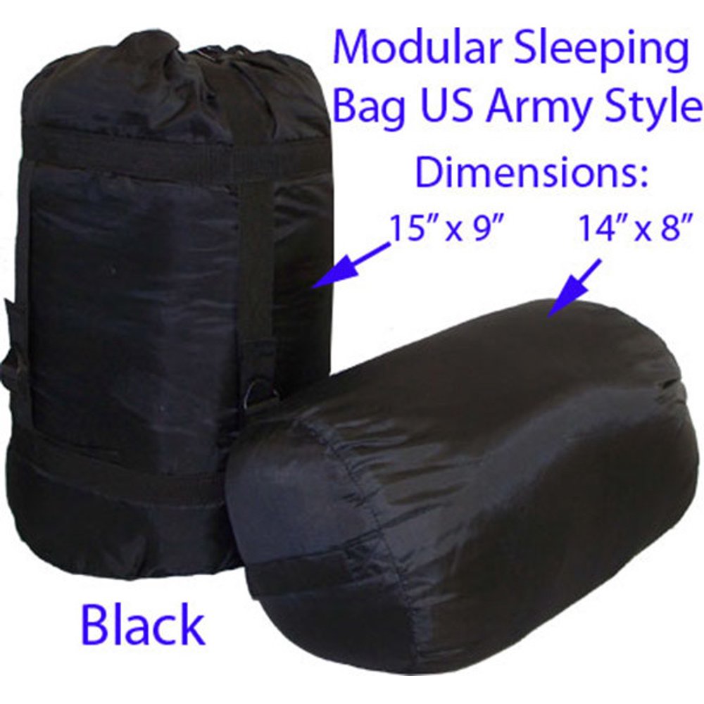 US Army Style Modular Sleeping Bag Blanket SystemBlack