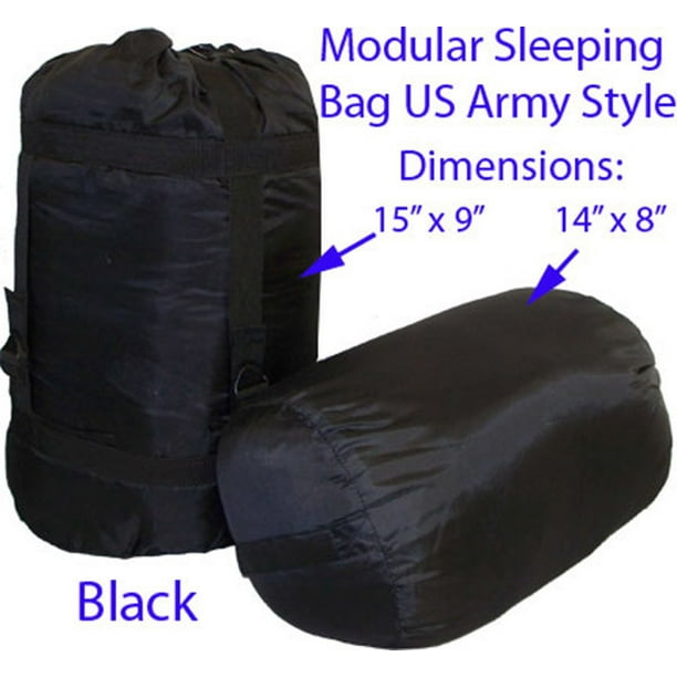US Army Style Modular Sleeping Bag Blanket SystemBlack