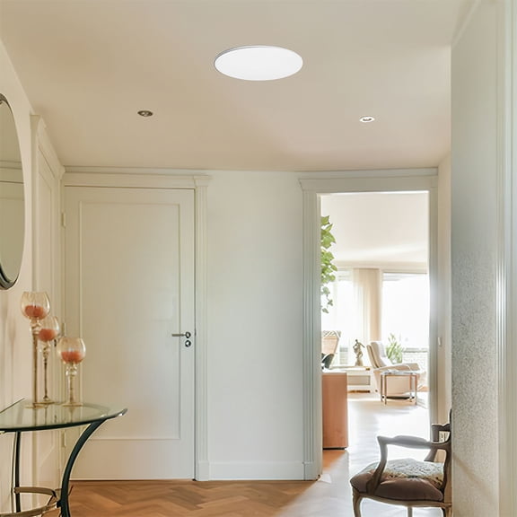 LABRIMP 1Set Ceiling Light Cover Replacement Glass Shades for Pendant Lights White Acrylic Plastic