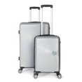 thumbnail image 4 of 3 Piece Silver Luggage Set Abs Hardside Spinner Wheel Suitcase, 4 of 6