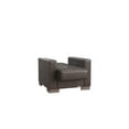 thumbnail image 6 of Ottomanson Origins Convertible Arm Chair, Brown Leatherette, 6 of 9
