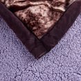 thumbnail image 4 of NC Warm King Sherpa Blanket,Thick Printed Flannel Fleece Borrego Blanket,79"x91",7.5lb, 4 of 6