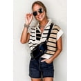 thumbnail image 5 of Redhotype Elevate Your Style with Chic Stripe Zip Vest - Must-Have!, 5 of 8