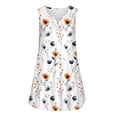 thumbnail image 2 of successthop Midi Dresses for Women Formal Casual Sleeveless V Neck Dress Beach Outfits Vintage Floral Loose Clothes S, 2 of 8