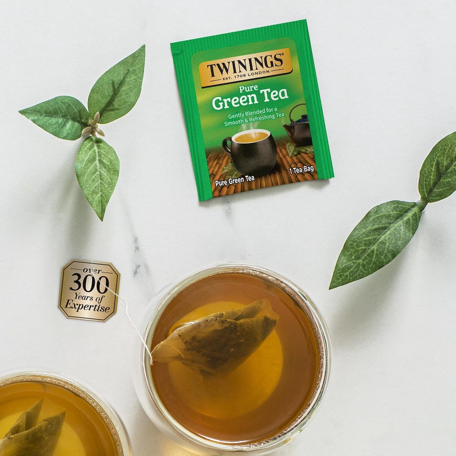 Twinings Tea Bag Sampler Variety with Brown Wooden Organizer Tea Chest (36 Tea Bags) 6 Different Popular Flavors, Gift for Tea Lovers: Women, Men, Mom, Dad, Family, Friends, Couples