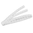 thumbnail image 5 of Cinta de encaje DIY corte estilo elegante patrones claros accesorios acolchados para decoración de boda de Navidad blanco, 5 of 5