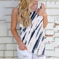 thumbnail image 2 of Mujeres verano moda estampado Sexy Casual espalda descubierta cuello redondo suelto sin mangas camisetas sin mangas pulóver Pompotops lopia993869, 2 of 7