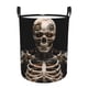 thumbnail image 1 of Fotbe Cyber Skeleton With Tattoos Cesto de Ropa con Asas, Cesto Impermeable de Gran Capacidad, Bolsa de Lavado para Dormitorio, Cesto de Ropa con Ruedas y Asas-Medium, 1 of 6