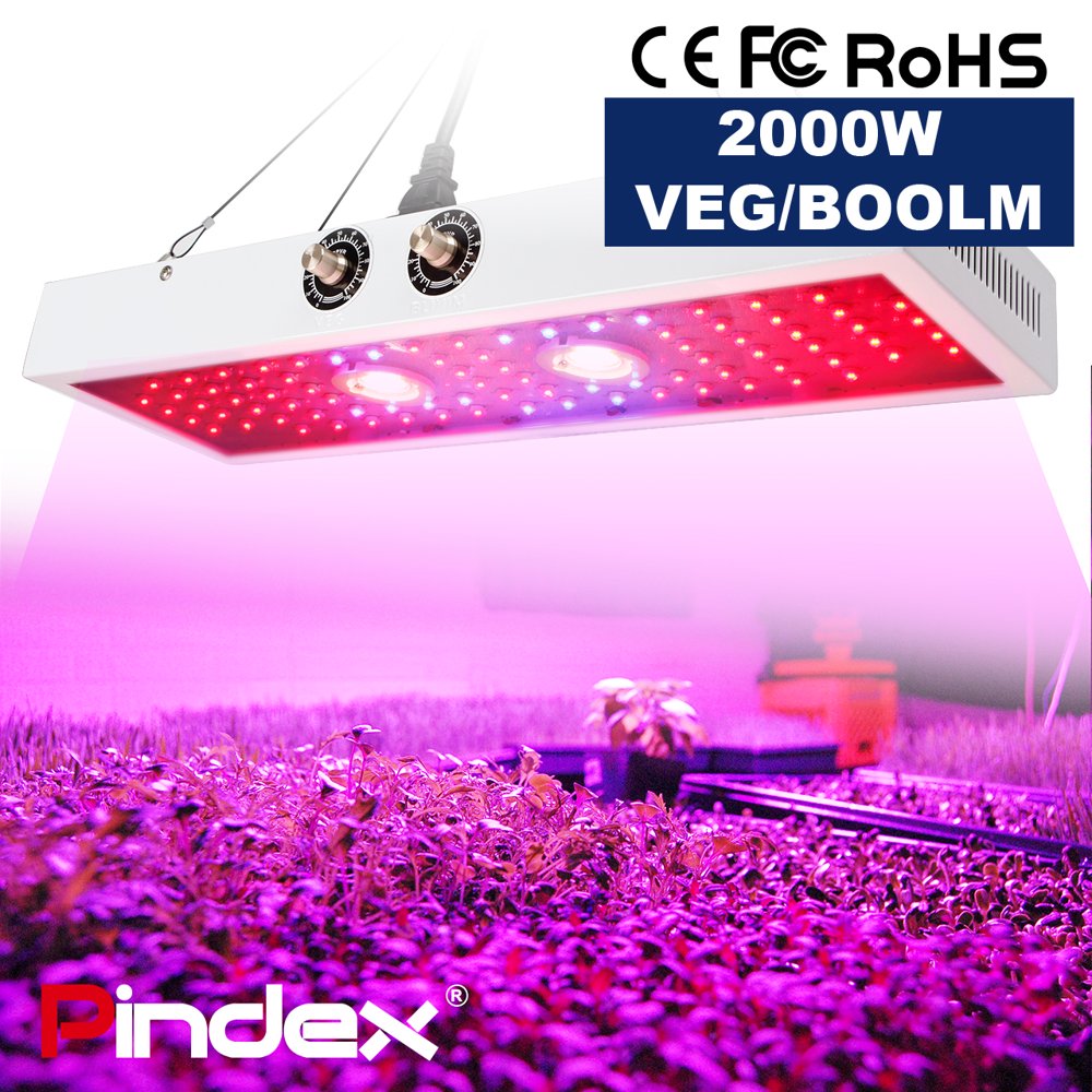 2000W LED Plant Grow Light Full Spectrum Indoor Growing ...