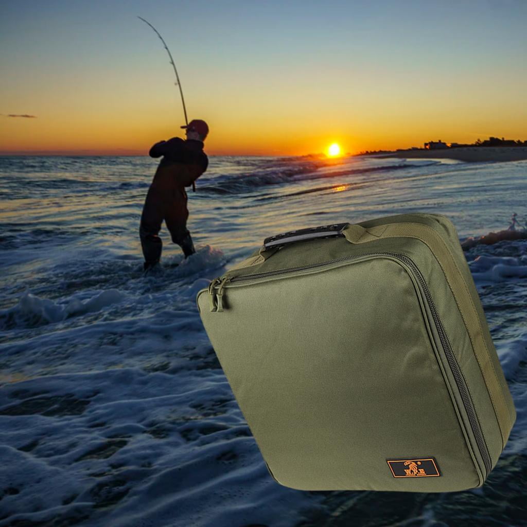 Fishing Tackle Storage Handbag for Fly Fishing, Carp fishing, Organizer for Fishing Accessories, Fishing , Tools, gear pouch for Outdoor Activities