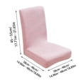 thumbnail image 3 of Holiday Deals ASXite Chair Covers, Dining Room Chair Cover Kitchen Cover Chair Chair Elastic Stretch Cushion Color 11 Pink, 3 of 5