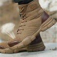 thumbnail image 4 of DianSen mens Work Boots Canvas Steel Toe Safety Shoes Slip Resistant Anti-Smash Puncture Resistant, 4 of 10