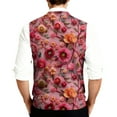 thumbnail image 4 of Valentine's Day Sweater Vest for Men V-Neck Sleeveless Button Up Cardigan Valentines Vest Sweater, 4 of 7