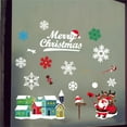 thumbnail image 6 of HCTSHG Christmas Window Clings, Snowflake Santa Reindeer Decals for Glass, Xmas Holiday Window Stickers for Home Party Decoration and Seasonal Decor, 6 of 7