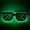 Green, variant on LED Glasses Light Up Flashing Novelty Eyewear, Cool Party Rave Thug Life LED Glasses, Light Up Sunglasses Toy for Halloween Costume, Funny Glasses Gift for Adults Kids