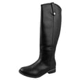 thumbnail image 1 of Breckelle's Womens Rider 18 Classic Knee High Riding Boots Black 6.5 M US, 1 of 5