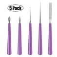 thumbnail image 4 of 5PCS Bead Reamer Set Diamond Tipped Beading Hole Enlarger Tool for Glass Plastic Metal Wood Beads, 4 of 4