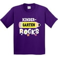 thumbnail image 3 of Inktastic Kindergarten Rocks with Pencil and Stars Youth T-Shirt, 3 of 5