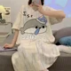 thumbnail image 2 of Vestido de dormir de algodón de verano para mujer, vestido de manga corta de largo medio, ropa de dormir de estilo veraniego, ropa para el hogar, nueva llegada 2024, 2 of 4