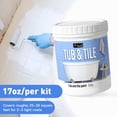 thumbnail image 5 of DWIL Tub and Tile Paint 16.5 oz, Tub Paint for Bathtub, Tile Refinishing with Hardener, Water Based, Low Odor, Semi-Gloss White, 25-30sq.ft, 5 of 10
