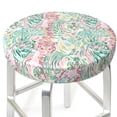thumbnail image 3 of Kdxio Watercolor Tiger Print Stool Covers Round,Stretch Round Bar Stool Covers Washable Bar Stool Cushion Slipcover for 12-15 Inch Chair, 3 of 7