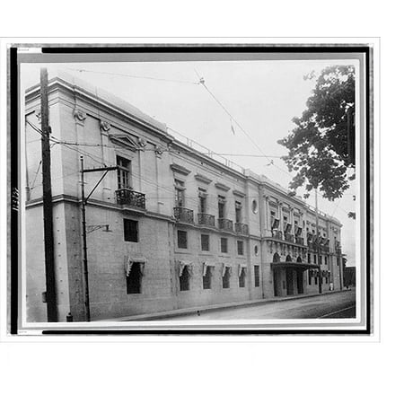 Historic Print, Philippine Islands. Manila. Philippine Senate Building, 16" x 20"