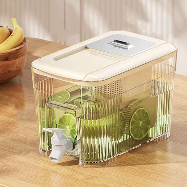 Contenedor de bebidas líquidas para bebidas de 16 galones con dispensador de bebidas para refrigerador con espiga