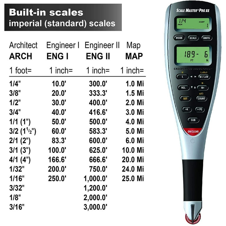 Scale Master Pro XE  Calculated Industries