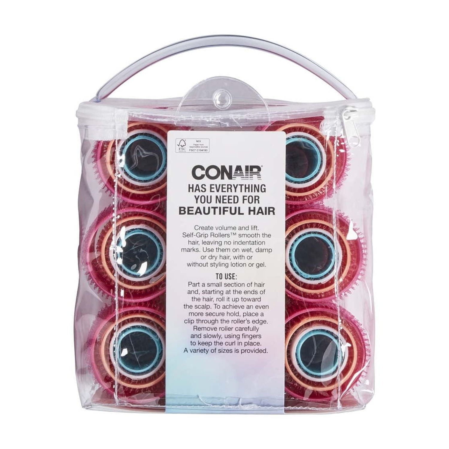 Conair self grip hair rollers 2025