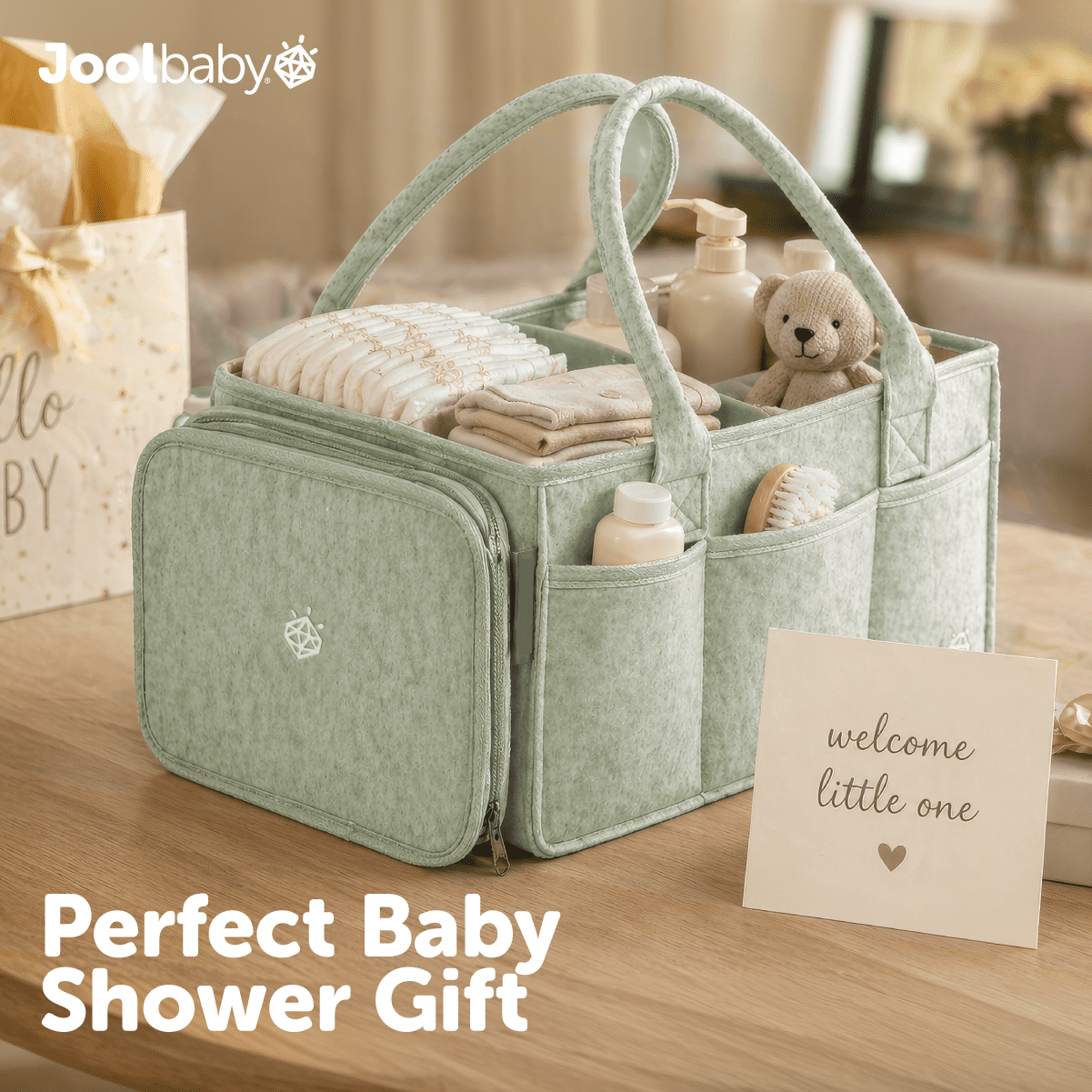 Jool Baby Tag-Along Diaper Caddy Organizer