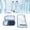 Blue, variant on Suodoka Insulin Cooler Travel Case Insulated Diabetic Bag with Ice Packs Portable Versatile Medication Cooler Bag Type 1 7.87 inches / 20 cm