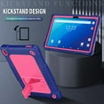 thumbnail image 5 of FIEWESEY for Walmart Onn 10.1 2024 Tablet Case for Onn 10.1 Gen 4 Case Shockproof Hybrid for Kid Kids Friendly Shell Case Built in Shoulder Strap Stand for Walmart Onn 10.1 2024 100135925 - NavyPink, 5 of 9