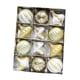 thumbnail image 4 of 12 adornos navideños de bolas irrompibles para decorar el árbol de Navidad. Oro, 4 of 9