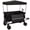 Black, variant on NIGSQJB 480Lbs Collapsible Wagon with 7" All-Terrain Wheels, Heavy-Duty Foldable Utility Cart with Side Pocket & Canopy & Mosquito Net, Folding Wagon for Shopping, Camping, Sports,Garden, Blue