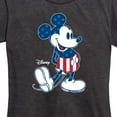thumbnail image 3 of Disney - Americana - Mickey Flag Pattern - Women's Short Sleeve Graphic T-Shirt, 3 of 5