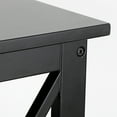 thumbnail image 5 of ZenSports Black Square End Table Wood Modern MDF Sofa Table, 5 of 10