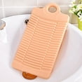 thumbnail image 2 of ZOUSSIQI Colorful Plastic Washboard Mini Size Ultra Portable Handheld Laundry Board Easy to Carry 01# JU316-66736, 2 of 2