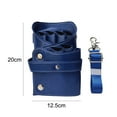 thumbnail image 2 of Bolsa de tijera, funda de tijera de peluquería de salón de cuero real, bolsa de herramientas de estilista, 2 of 5