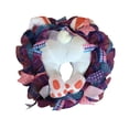 thumbnail image 1 of Easter Wreath Decorations Artificial Flower Festive Wreath Tabletop Candlestick Wreath For Indoor And Outdoor Use 40 cm Multicolor Plastic, 1 of 6