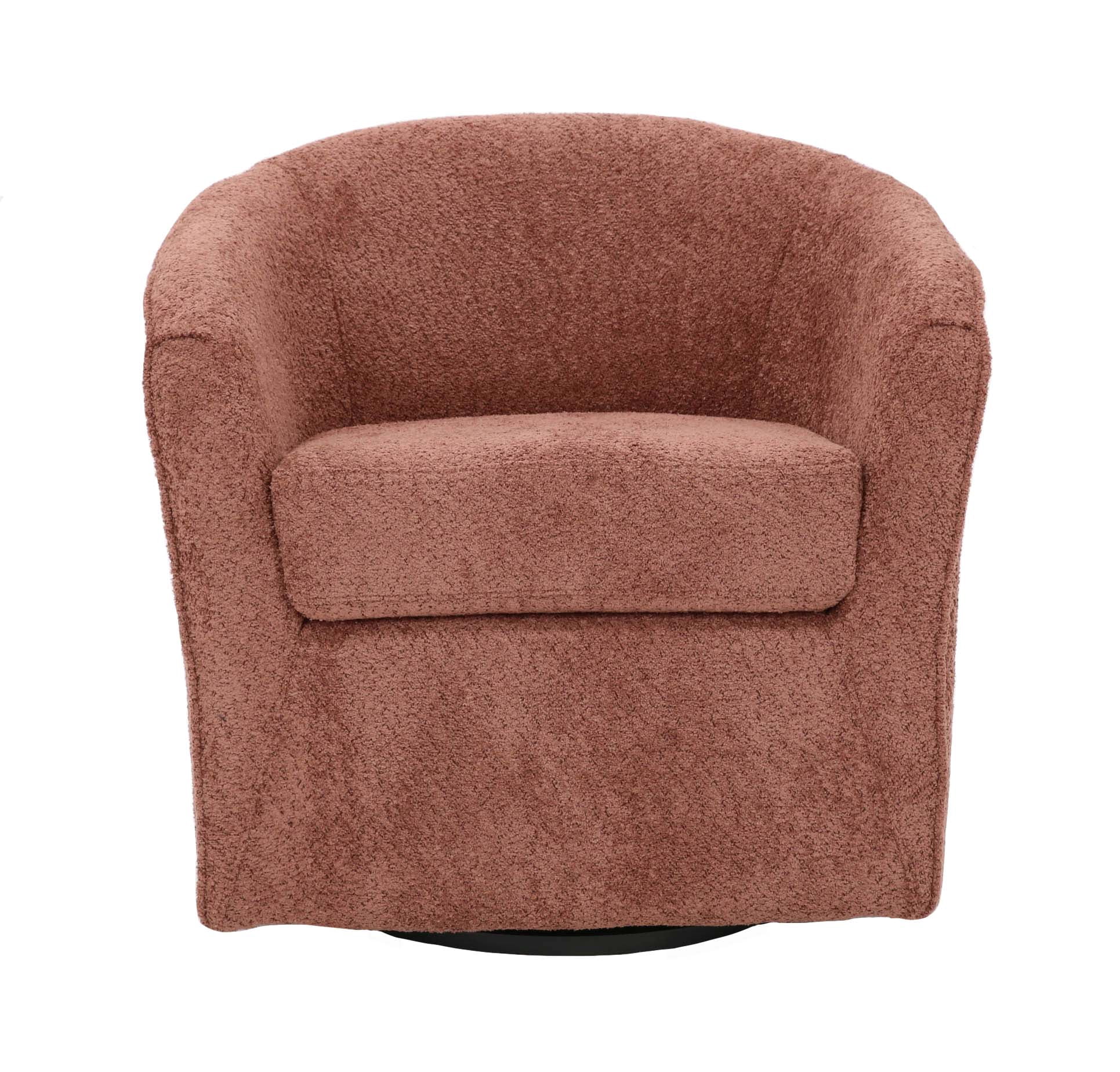 Mainstays Miles Swivel Accent Chair, Merrimac Terracotta