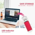 thumbnail image 6 of TOPESEL 10PCS 4G USB Flash Drive USB 2.0 Memory Stick Thumb Drive Pen Drive Jump Drive Red, 6 of 10
