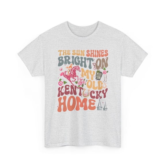 Kentucky Derby Talk Derby to me Unisex Heavy Cotton Tee-KHKD2402-Ash-S