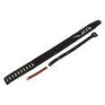 thumbnail image 3 of Guitar Strap, Nubuck Shoulder Strap Strong Practicality Soft  For Stringed Instrument Black Feather Embroidery, 3 of 8